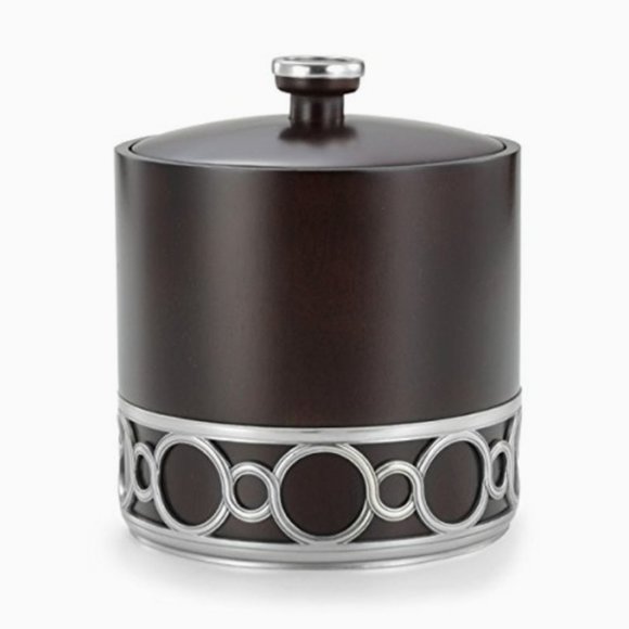 Royal Selangor Medallion Pewter and Wood Ice Buxket - Picture 2 of 16